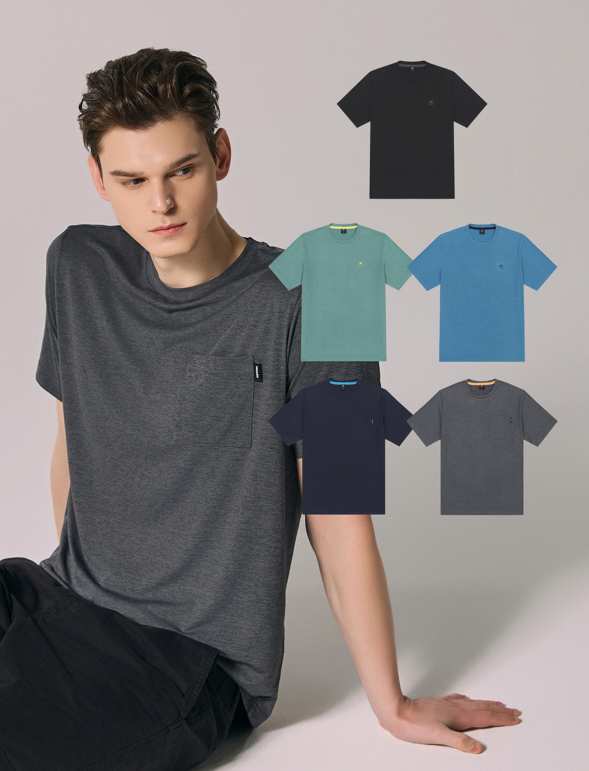 [Pond Group] [자사몰] 밀레 반팔 5종세트 (32,900원/무배)